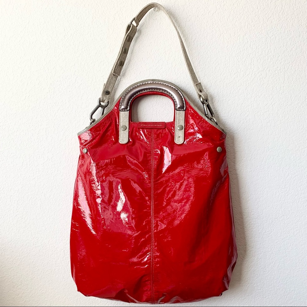 Stella McCartney Large Cherry Patent Tote
